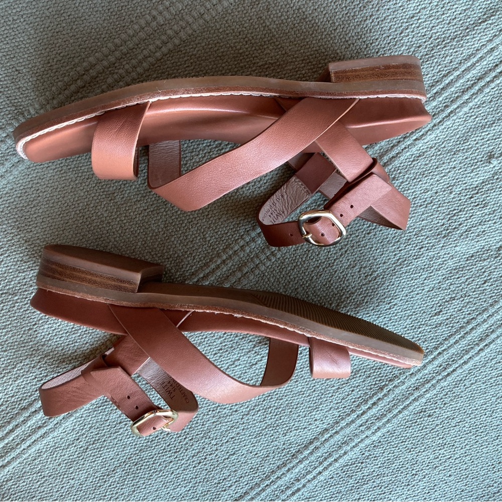 Bared Leather and Plant Women’s Twite Strappy Sandals 6-6.5 (36) - Picture 7 of 12